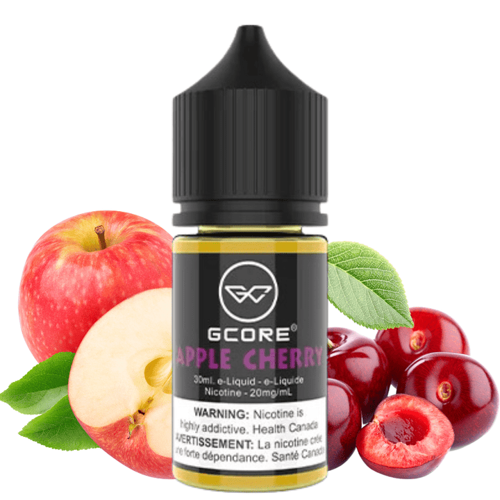 Apple Cherry Salt by GCore E-Liquid-30ml 20mg / 30ml Vapexcape Vape and Bong Shop Regina Saskatchewan