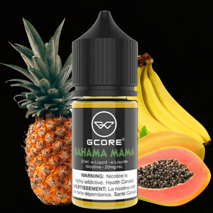 Bahama Mama Salt by GCore E-Liquid-30ml Vapexcape Vape and Bong Shop Regina Saskatchewan