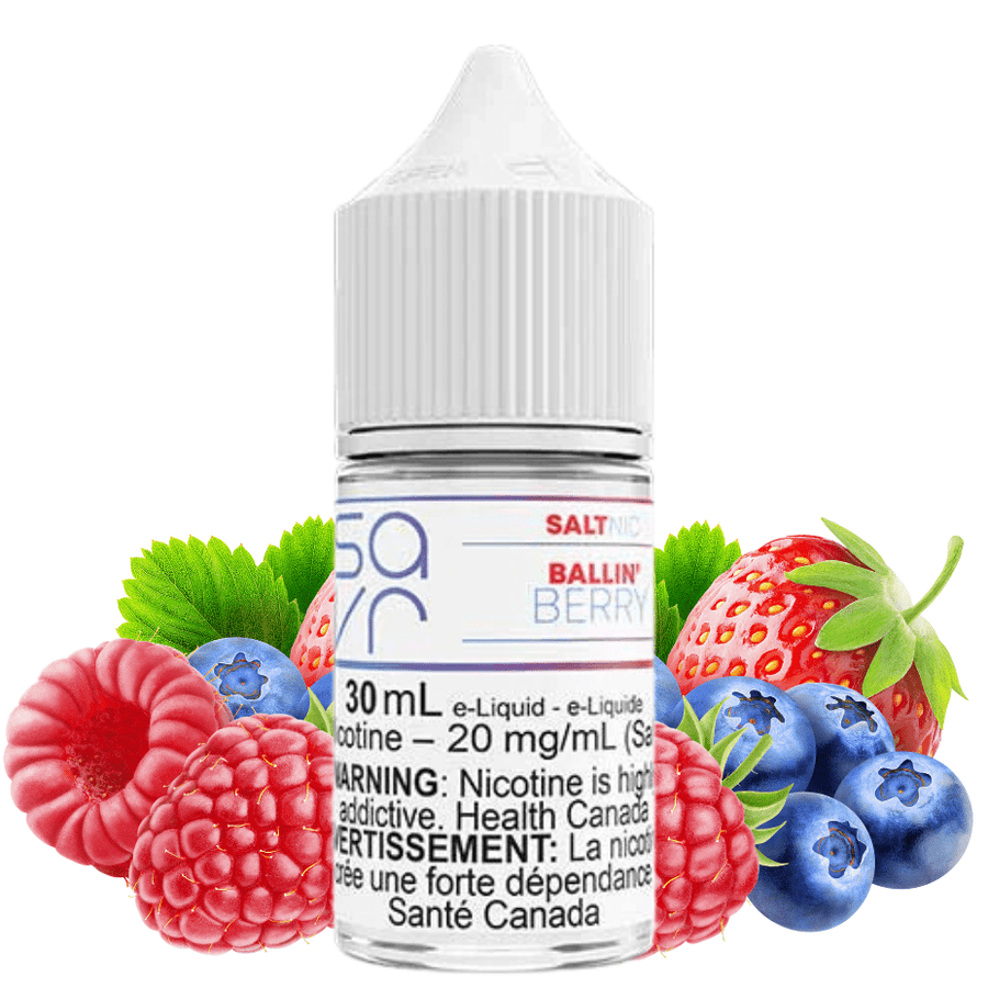 Ballin' Berry Salt by Savr E-Liquid 10mg Vapexcape Vape and Bong Shop Regina Saskatchewan