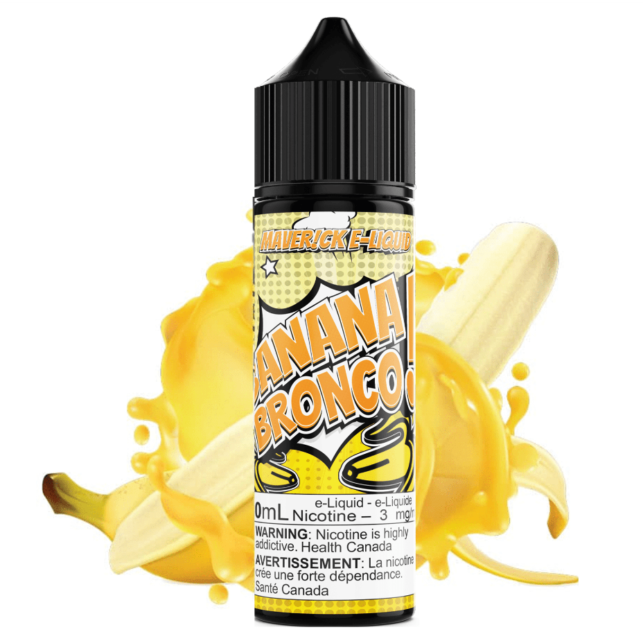 Banana Bronco by Maverick E-Liquid Vapexcape Vape and Bong Shop Regina Saskatchewan