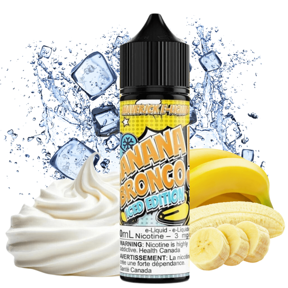 Banana Bronco Iced by Maverick E-Liquid Vapexcape Vape and Bong Shop Regina Saskatchewan