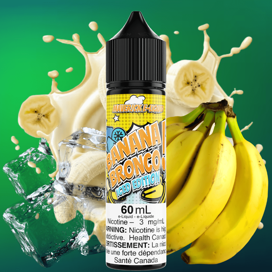 Banana Bronco Iced by Maverick E-Liquid Vapexcape Vape and Bong Shop Regina Saskatchewan