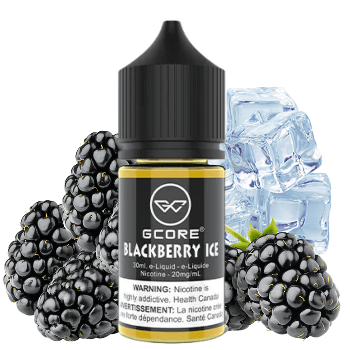 Blackberry Ice Salt by Gcore E-Liquid-30ml 30ml / 10mg Vapexcape Vape and Bong Shop Regina Saskatchewan