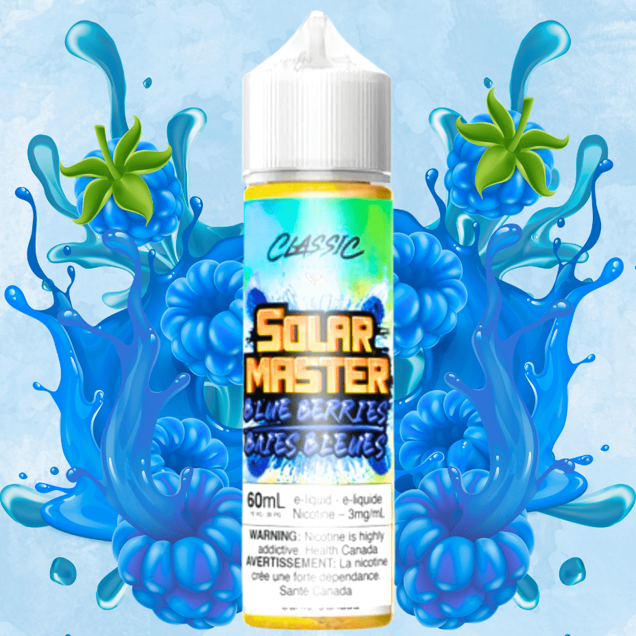 Blue Berries by Solar Master E-Liquid Vapexcape Vape and Bong Shop Regina Saskatchewan