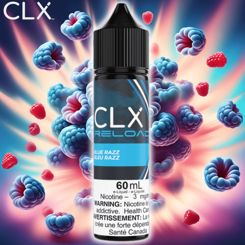 Blue Razz by CLX E-Liquid Vapexcape Vape and Bong Shop Regina Saskatchewan