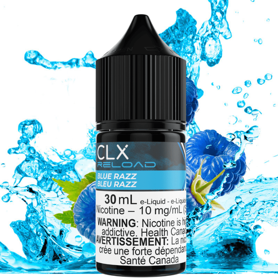 Blue Razz Salt by CLX Reload E-Liquid Vapexcape Vape and Bong Shop Regina Saskatchewan