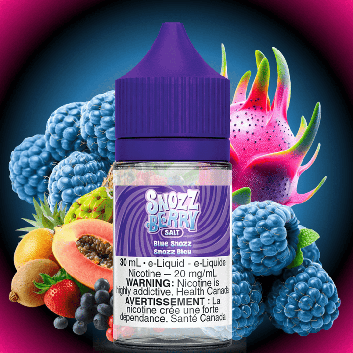 Blue Snozz Salt by Snozzberry E-Liquid Vapexcape Vape and Bong Shop Regina Saskatchewan