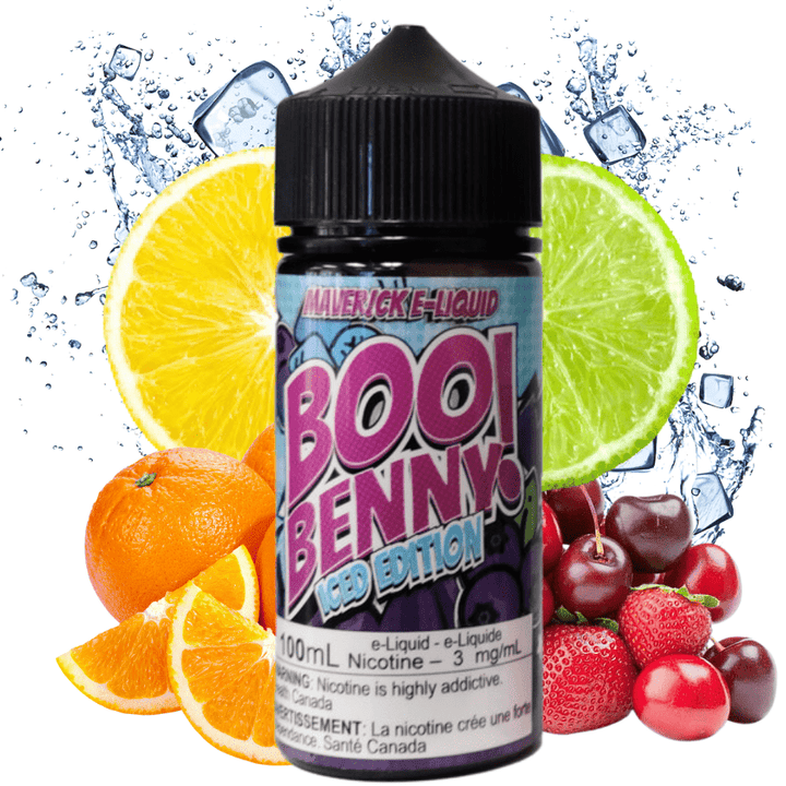 Boo Benny Ice by Maverick E-Liquid-100ml Vapexcape Vape and Bong Shop Regina Saskatchewan