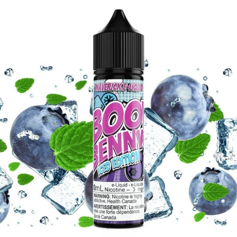 Boo Benny Ice by Maverick E-Liquid 60ml / 6mg Vapexcape Vape and Bong Shop Regina Saskatchewan