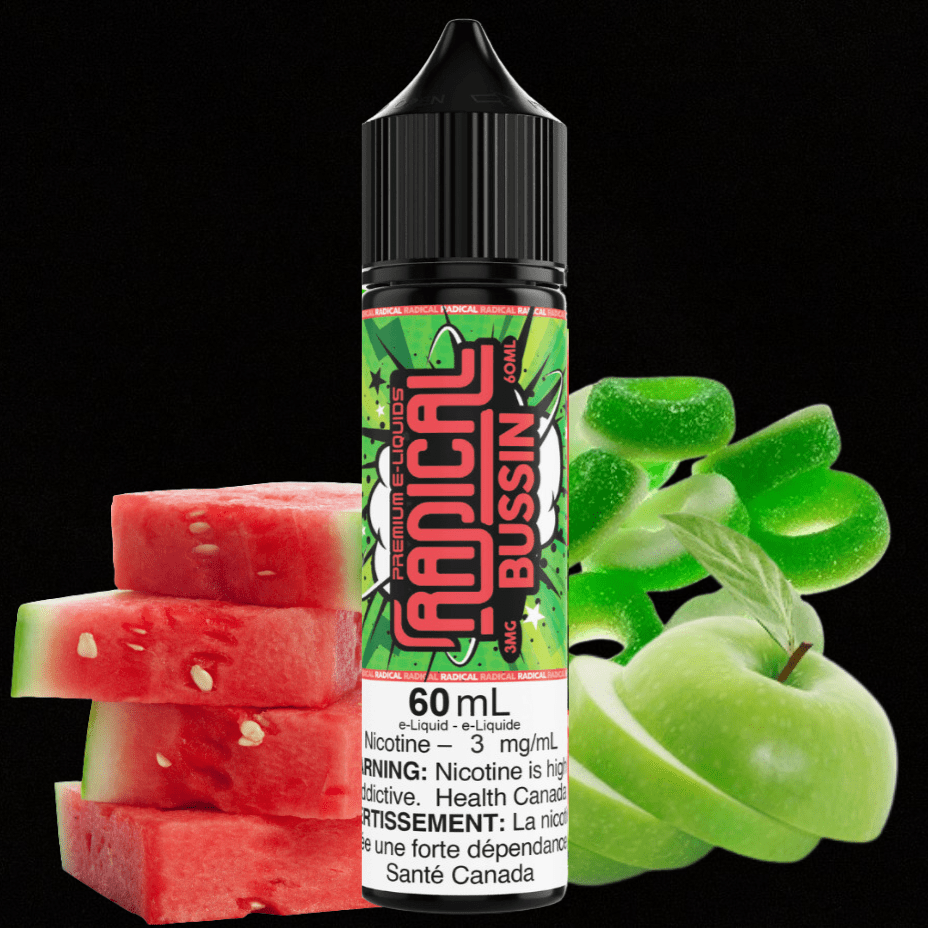 Bussin by Radical E-liquid Vapexcape Vape and Bong Shop Regina Saskatchewan