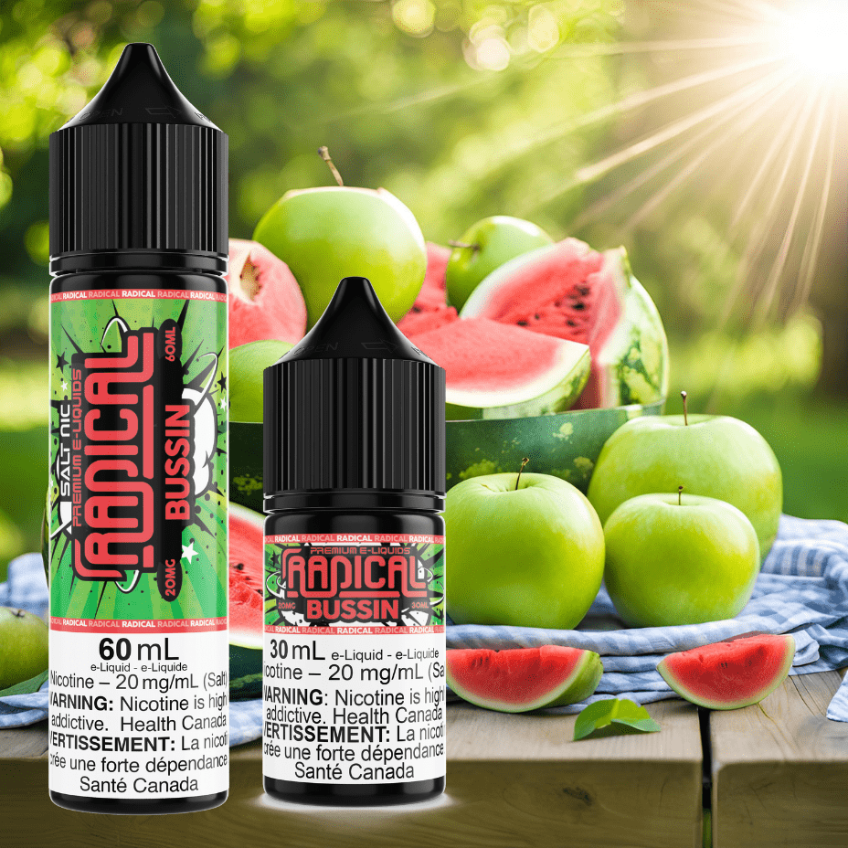 Bussin Salt by Radical E-liquid-60mL Vapexcape Vape and Bong Shop Regina Saskatchewan