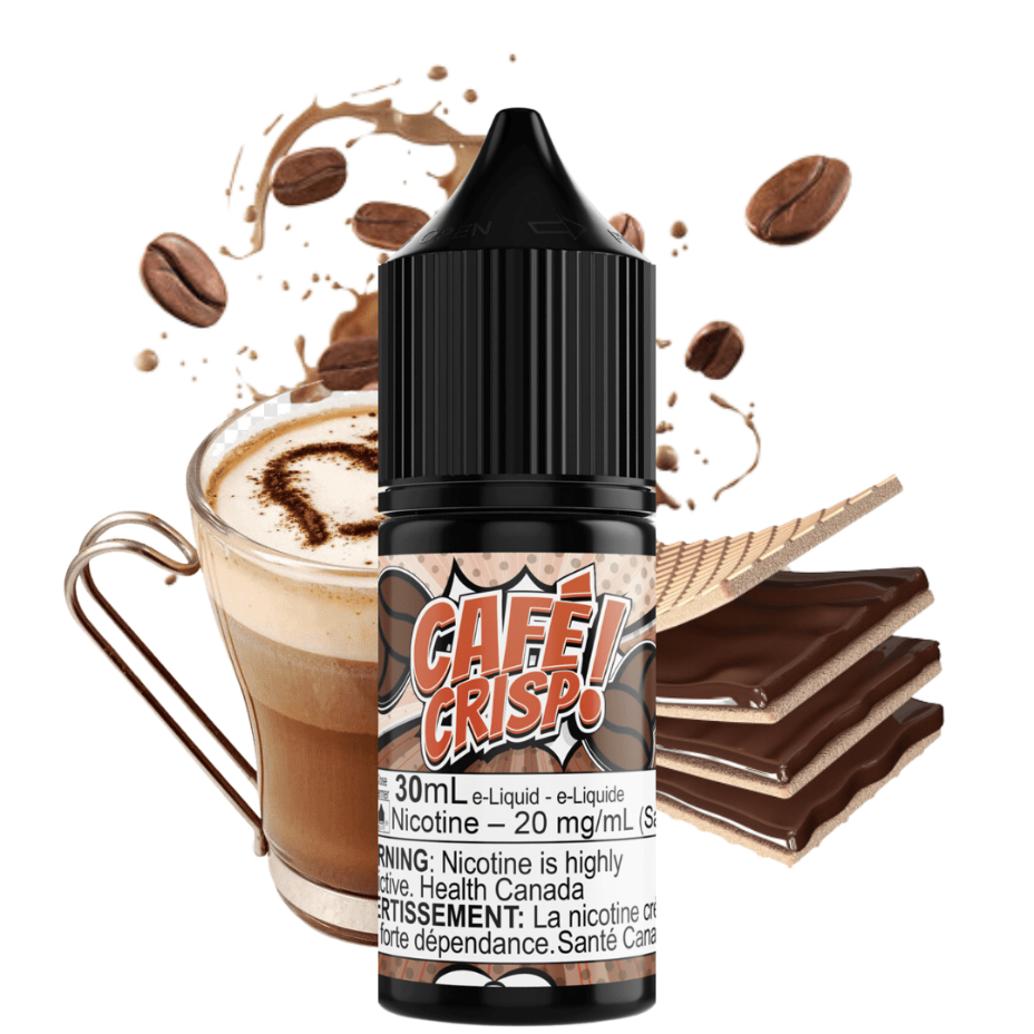 Cafe Crisp Salt by Maverick E-Liquid 30ml / 12mg Vapexcape Vape and Bong Shop Regina Saskatchewan