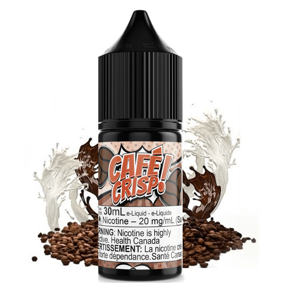 Cafe Crisp Salt by Maverick E-Liquid Vapexcape Vape and Bong Shop Regina Saskatchewan