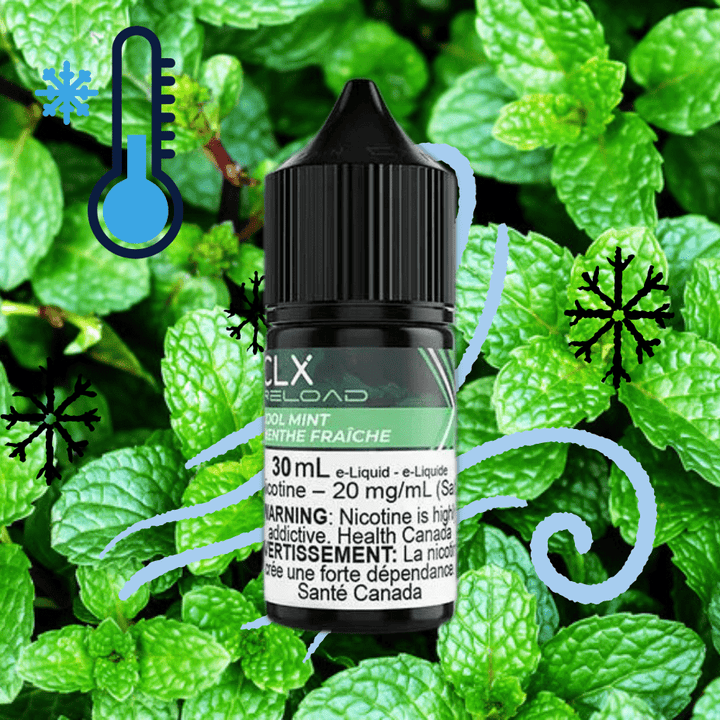 Cool Mint Salt by CLX Reload E-Liquid 30mL / 10mg Vapexcape Vape and Bong Shop Regina Saskatchewan