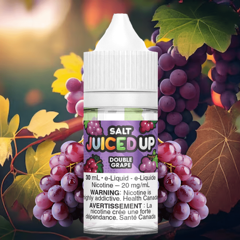 Double Grape Salts by Juiced Up E-Liquid Vapexcape Vape and Bong Shop Regina Saskatchewan