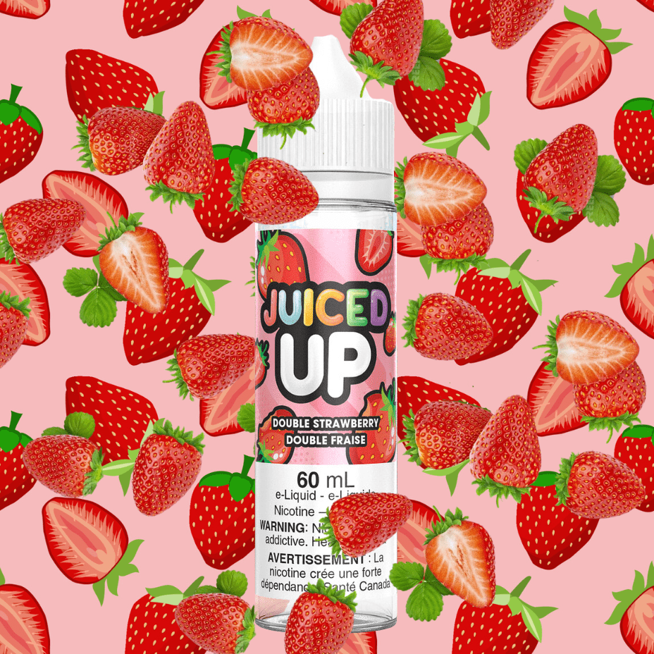 Double Strawberry by Juiced Up E-Liquid Vapexcape Vape and Bong Shop Regina Saskatchewan