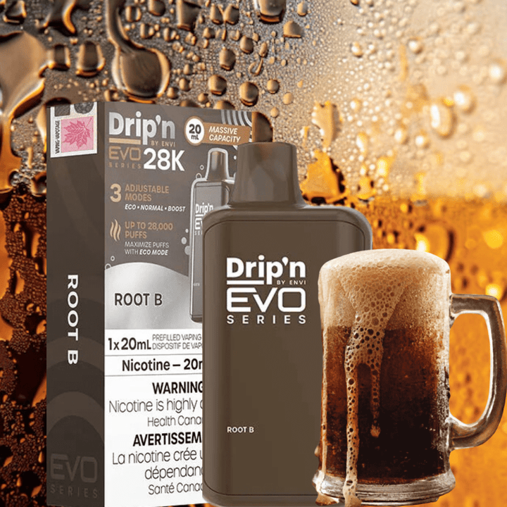 Drip'n by Envi EVO 28k Disposable Vape-Root B 28000 Puffs / 20mg Vapexcape Vape and Bong Shop Regina Saskatchewan