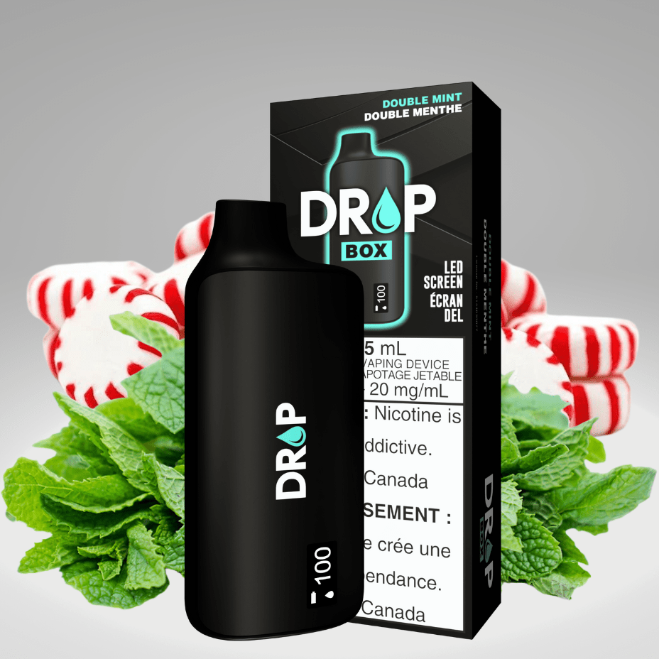 Drop Box 8500 Disposable Vape-Double Mint 15ml / 8500Puffs Vapexcape Vape and Bong Shop Regina Saskatchewan