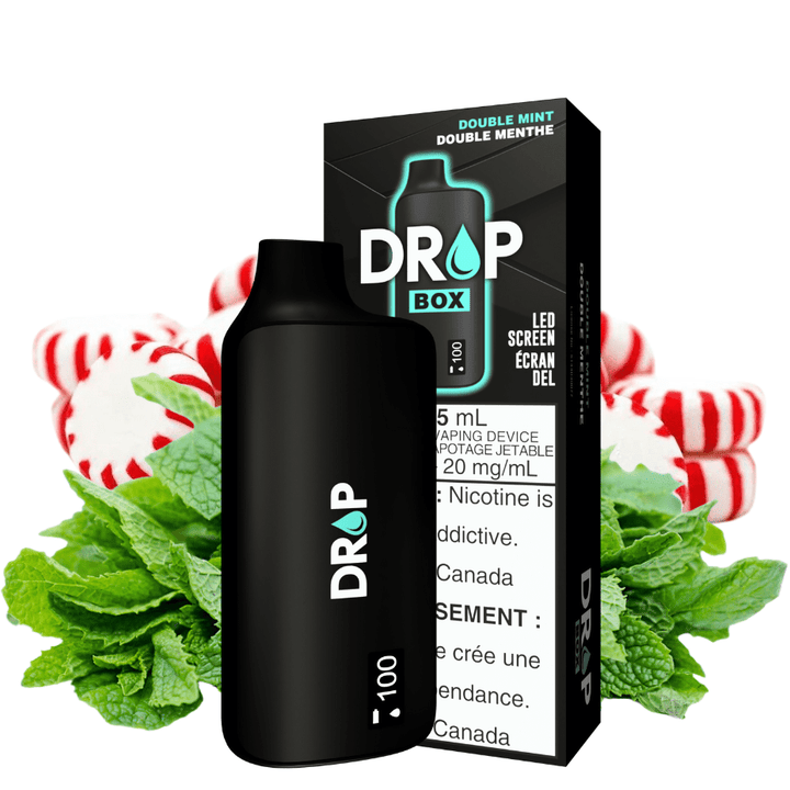 Drop Box 8500 Disposable Vape-Double Mint 15ml / 8500Puffs Vapexcape Vape and Bong Shop Regina Saskatchewan