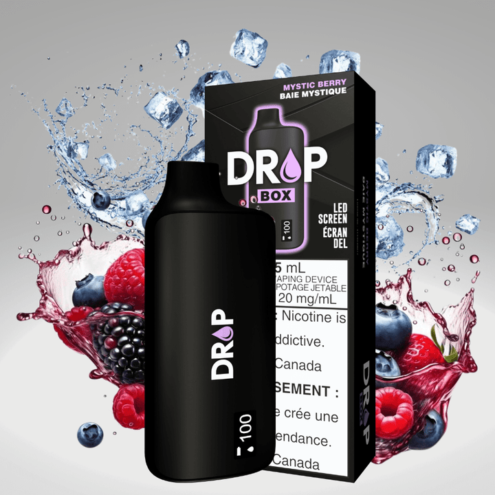 Drop Box 8500 Disposable Vape-Mystic Berry 15ml / 8500Puffs Vapexcape Vape and Bong Shop Regina Saskatchewan