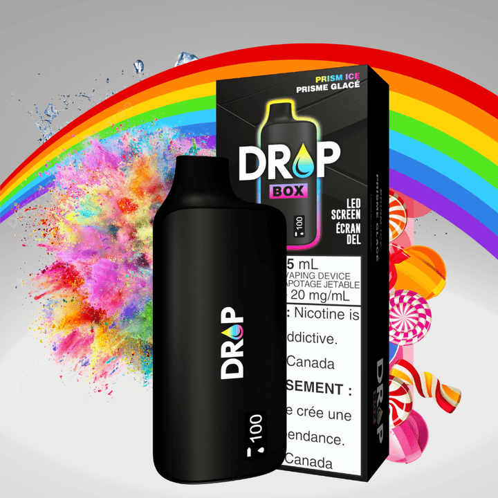 Drop Box 8500 Disposable Vape-Prism Ice 15ml / 8500Puffs Vapexcape Vape and Bong Shop Regina Saskatchewan