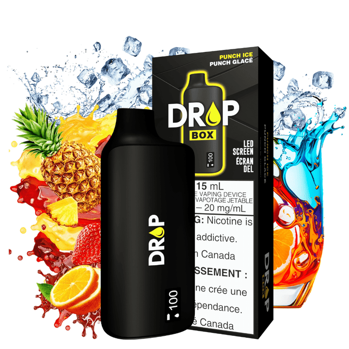 Drop Box 8500 Disposable Vape-Punch Ice 15ml / 8500Puffs Vapexcape Vape and Bong Shop Regina Saskatchewan