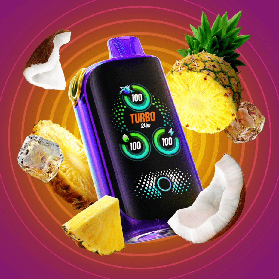 Envi Drip'n x Fasta Blast 30K Disposable Vape-Pineapple + Coconut Fusion Vapexcape Vape and Bong Shop Regina Saskatchewan