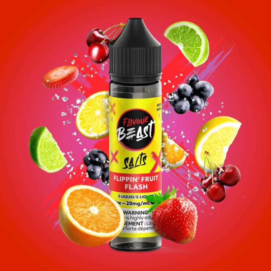 Flavour Beast Salt-Flippin' Fruit Flash-60ml 60ml / 20mg Vapexcape Vape and Bong Shop Regina Saskatchewan