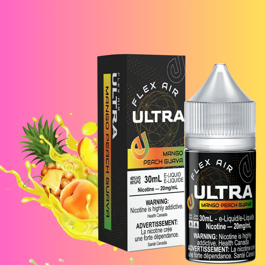 Flex Air Ultra Salt-Mango Peach Guava Vapexcape Vape and Bong Shop Regina Saskatchewan