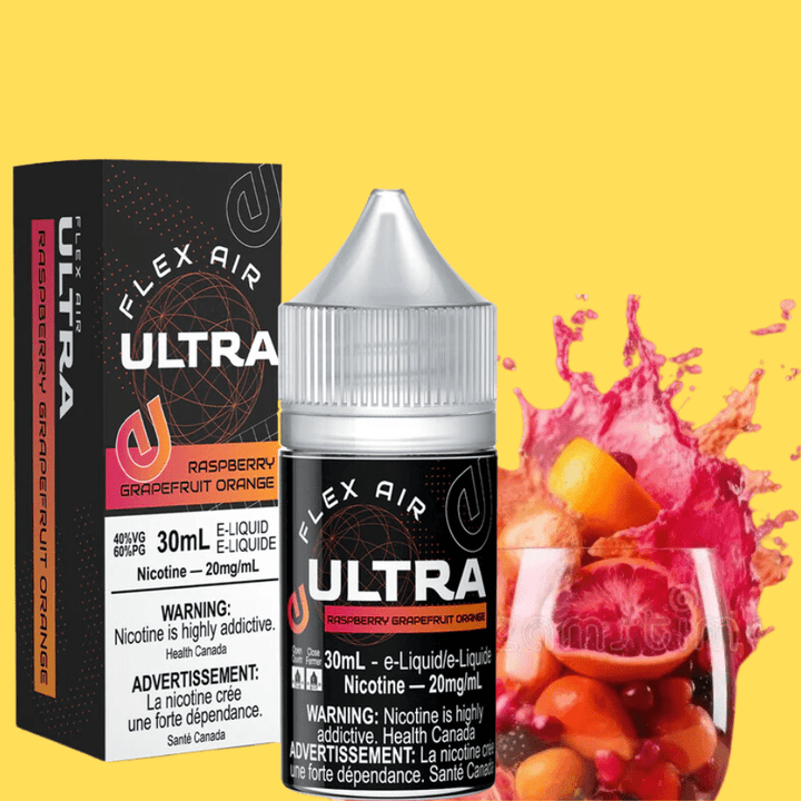 Flex Air Ultra Salt-Raspberry Grapefruit Orange Vapexcape Vape and Bong Shop Regina Saskatchewan