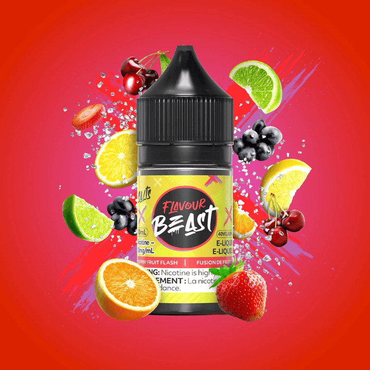 Flippin' Fruit Flash Salts by Flavour Beast E-Liquid 30ml / 20mg Vapexcape Vape and Bong Shop Regina Saskatchewan