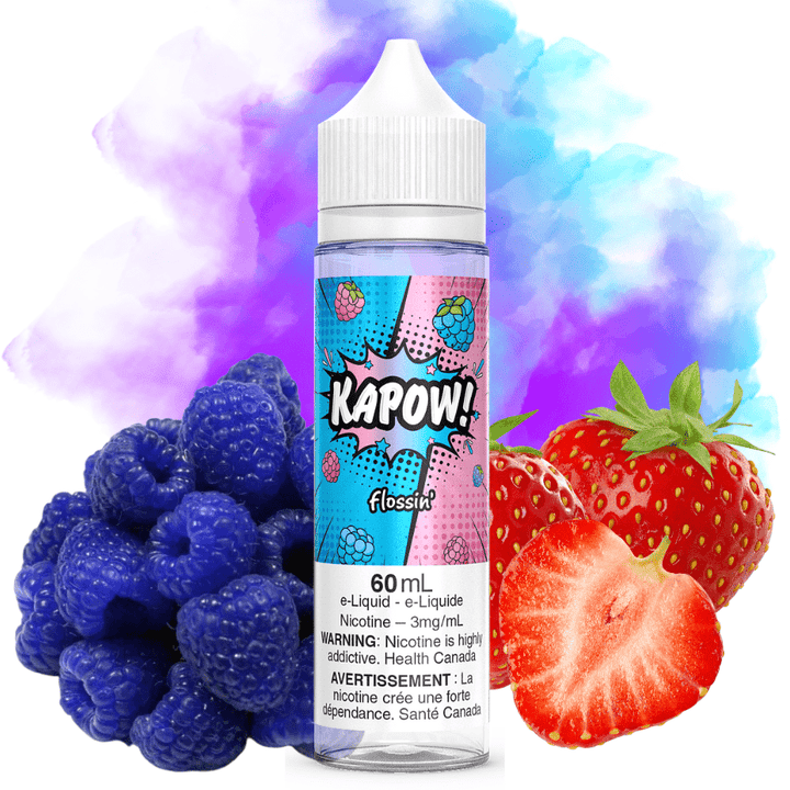 Flossin' by Kapow E-Liquid 60ml / 0mg Vapexcape Vape and Bong Shop Regina Saskatchewan