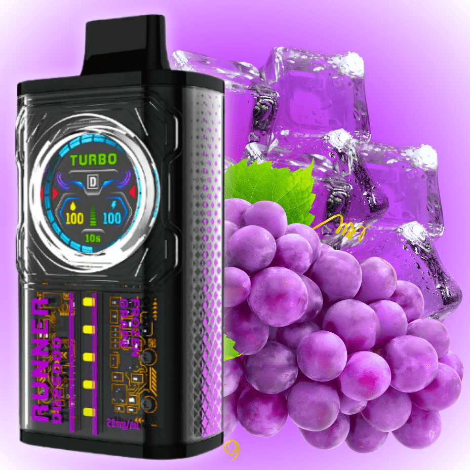 GCORE Runner 25K Disposable Vape - Frozen Grape 20mg / 25000 Puffs Vapexcape Vape and Bong Shop Regina Saskatchewan