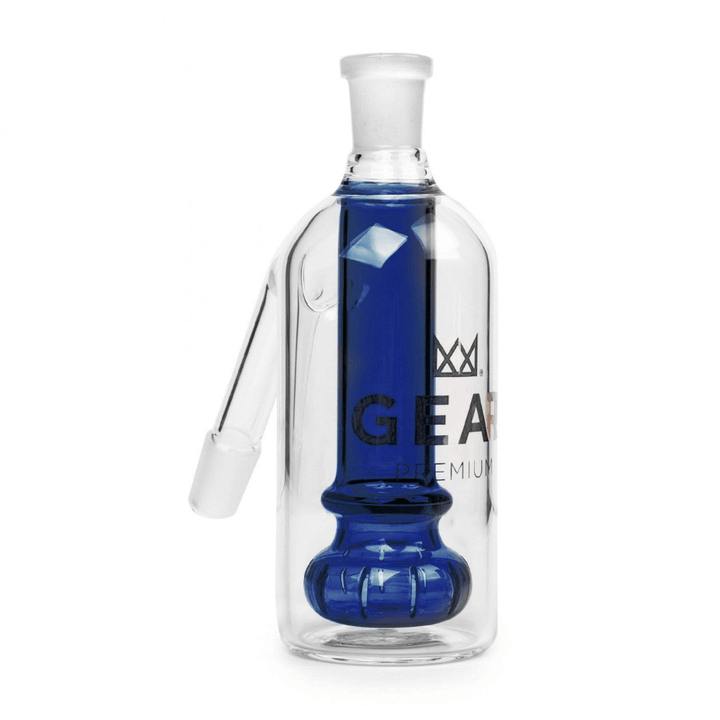 Gear Ash Catcher 14mm 45 degree-Showerhead Perc 45° 14mm / Cobalt Blue Vapexcape Vape and Bong Shop Regina Saskatchewan