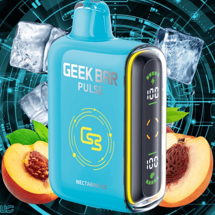 Geek Bar Pulse 9000 Disposable Vape-Nectarine Ice 9000 Puffs / 20mg Vapexcape Vape and Bong Shop Regina Saskatchewan