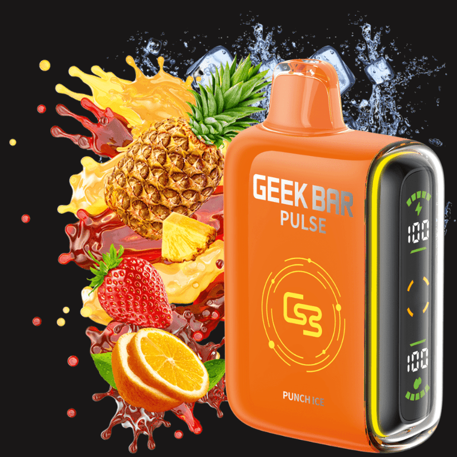 Geek Bar Pulse 9000 Disposable Vape-Punch Ice 20mg / 9000 Puffs Vapexcape Vape and Bong Shop Regina Saskatchewan