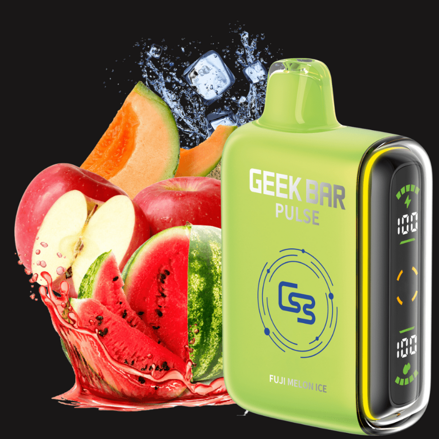 Geek Bar Pulse Fuji Melon Ice 9000 Disposable Vape 9000 Puffs / 20mg Vapexcape Vape and Bong Shop Regina Saskatchewan