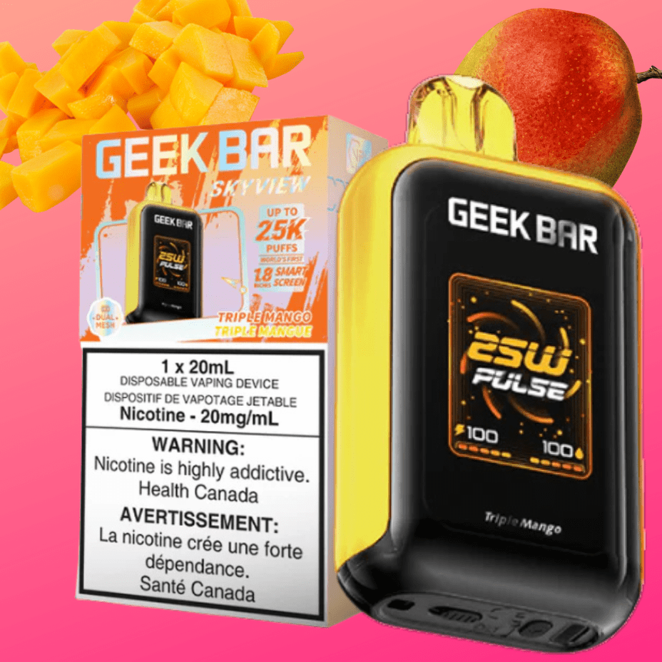 Geek Bar Skyview 25K Disposable Vape - Triple Mango 25000 Puffs / 20mg Vapexcape Vape and Bong Shop Regina Saskatchewan