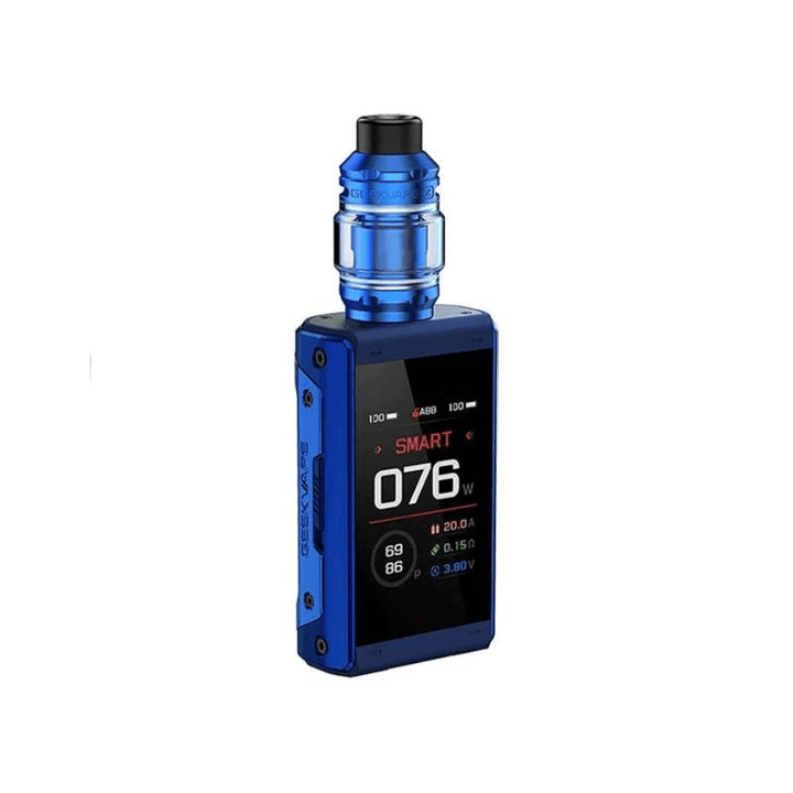 GeekVape Aegis T200 Box Mod Kit Navy Blue. Vapexcape Vape and Bong Shop Regina Saskatchewan