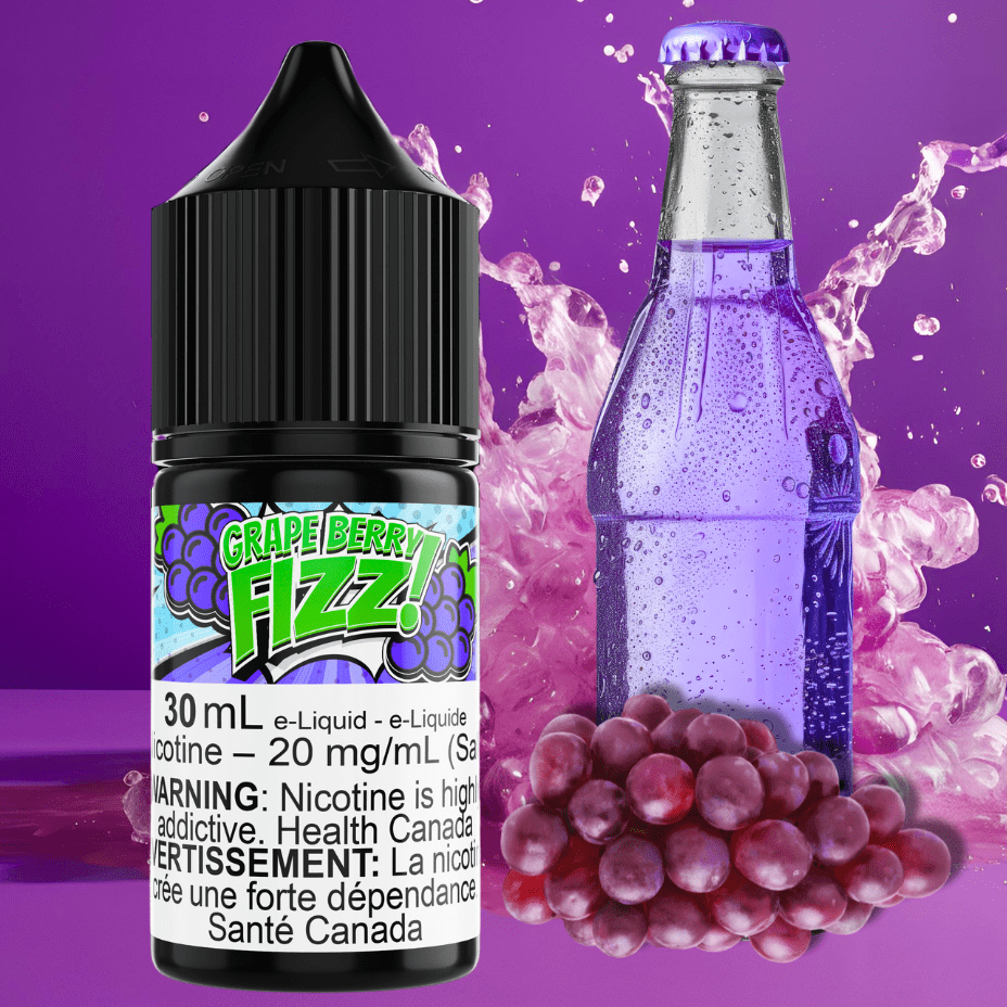 Grape Berry Fizz Salt by Maverick E-Liquid Vapexcape Vape and Bong Shop Regina Saskatchewan