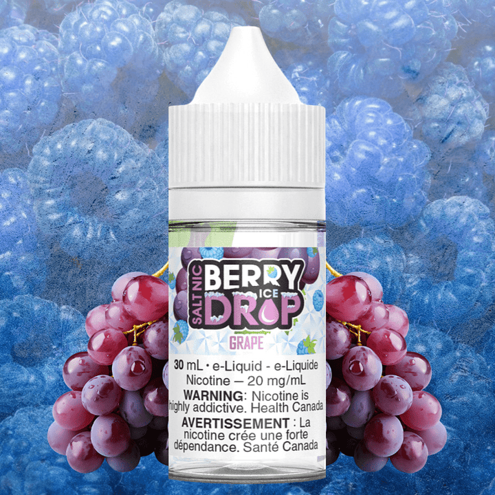 Grape Ice Salt by Berry Drop E-Liquid Vapexcape Vape and Bong Shop Regina Saskatchewan