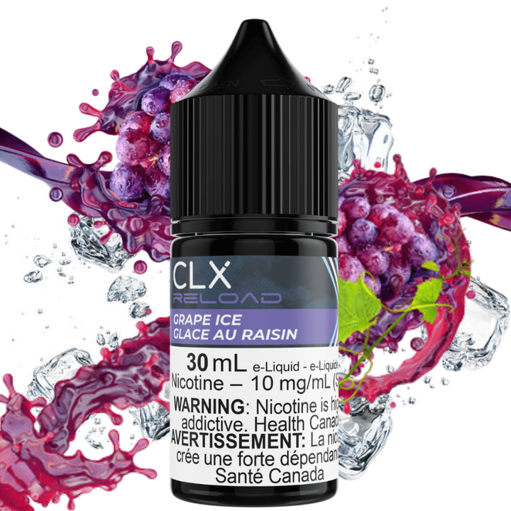 Grape Ice Salt by CLX Reload E-Liquid Vapexcape Vape and Bong Shop Regina Saskatchewan