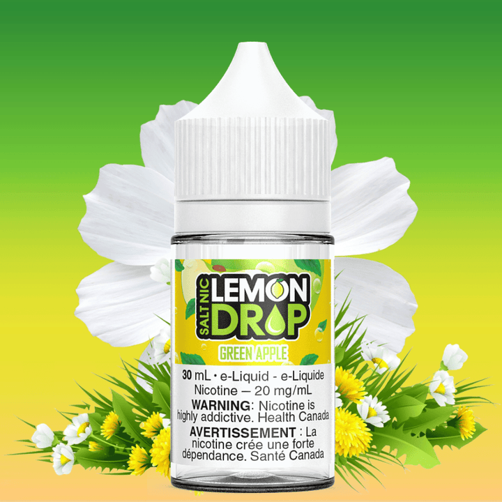 Green Apple Salt By Lemon Drop E-Liquid Vapexcape Vape and Bong Shop Regina Saskatchewan