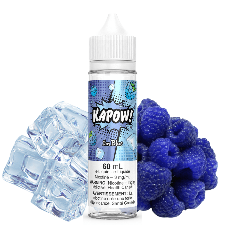 Im Blue by Kapow E-Liquid 60ml / 3mg Vapexcape Vape and Bong Shop Regina Saskatchewan