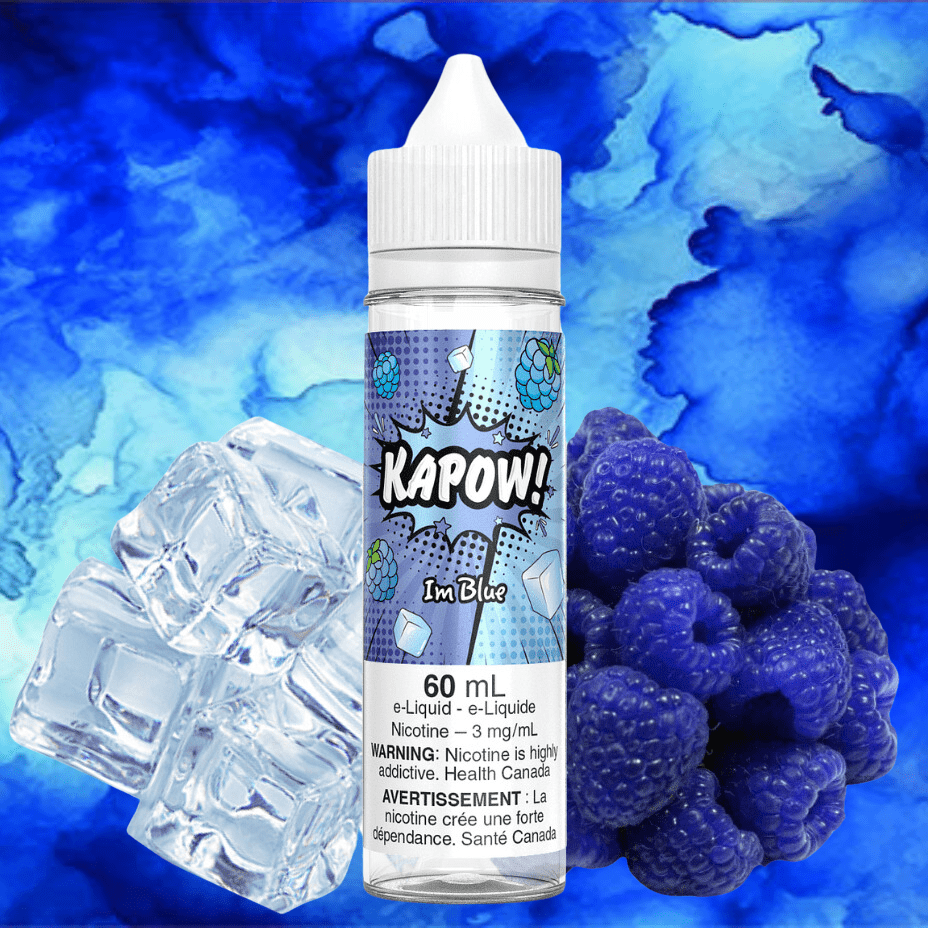 Im Blue by Kapow E-Liquid Vapexcape Vape and Bong Shop Regina Saskatchewan