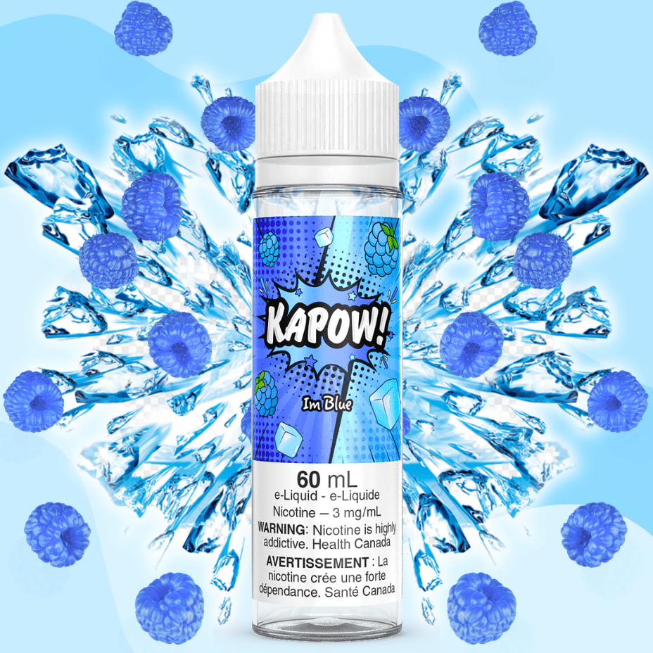 Im Blue by Kapow E-Liquid Vapexcape Vape and Bong Shop Regina Saskatchewan