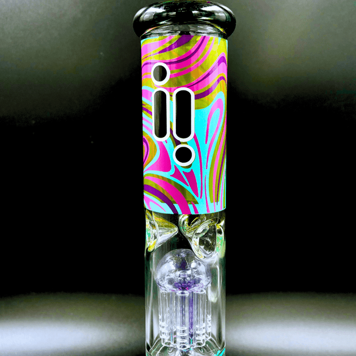 Infyniti Untamed 7mm Jellyfish Beaker w/ Tree Perc 14" Vapexcape Vape and Bong Shop Regina Saskatchewan