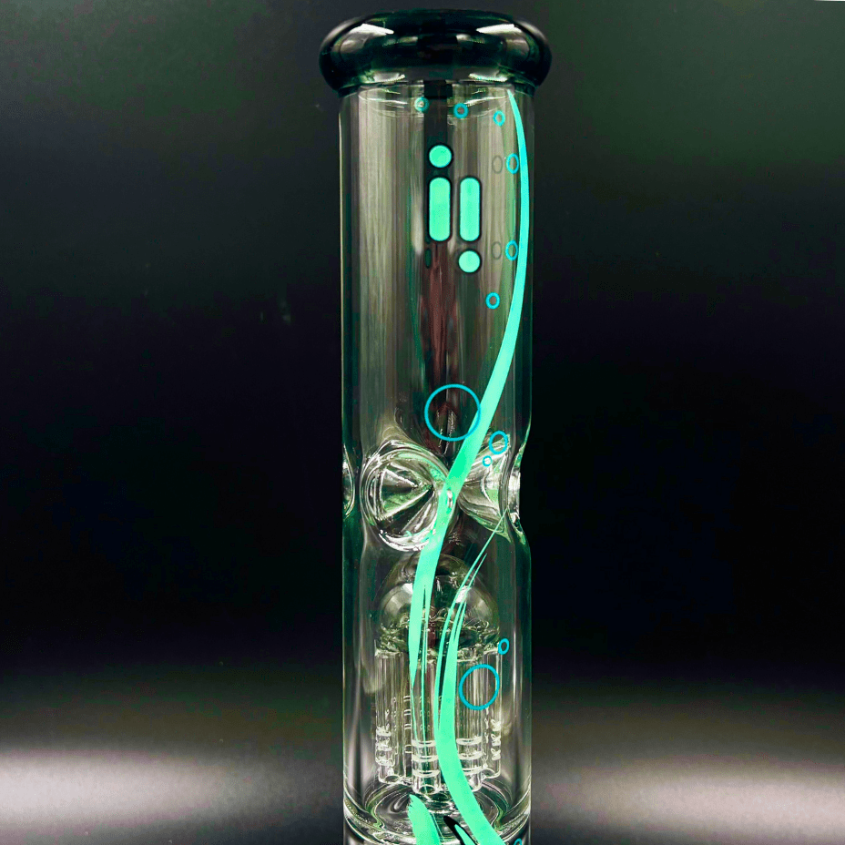 Infyniti Untamed 7mm Squid Beaker w/ Tree Perc  14" Vapexcape Vape and Bong Shop Regina Saskatchewan