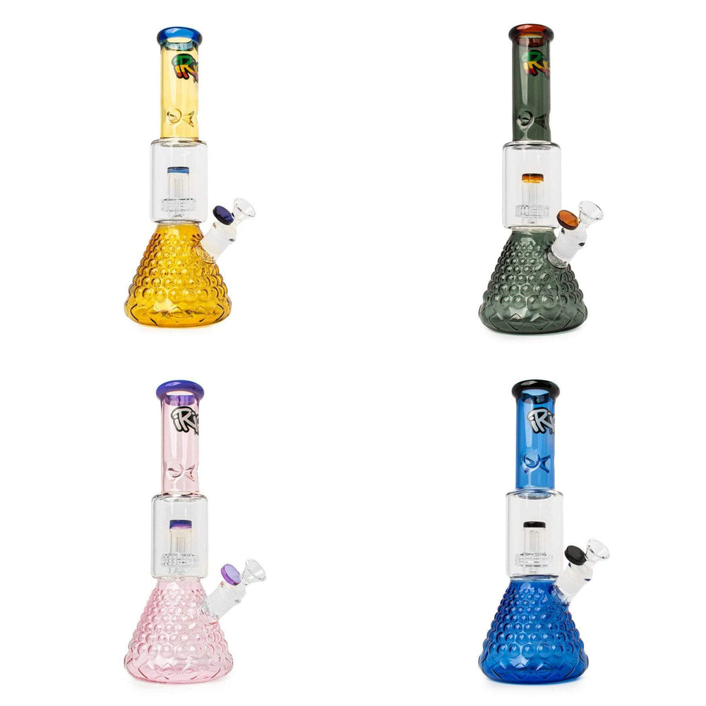 iRie Glass Dual Chamber Beaker 13.5" Vapexcape Vape and Bong Shop Regina Saskatchewan