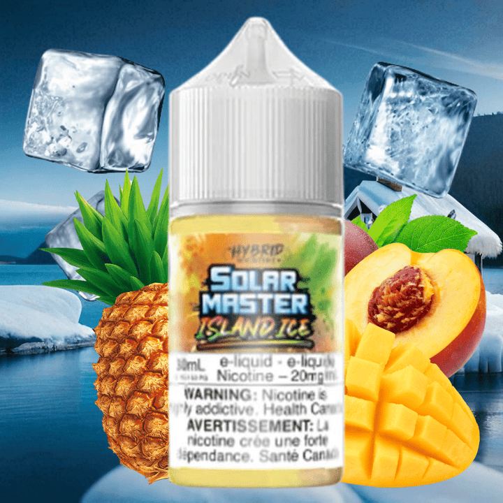 Island Ice Hybrid Salt by Solar Master E-Liquid Vapexcape Vape and Bong Shop Regina Saskatchewan